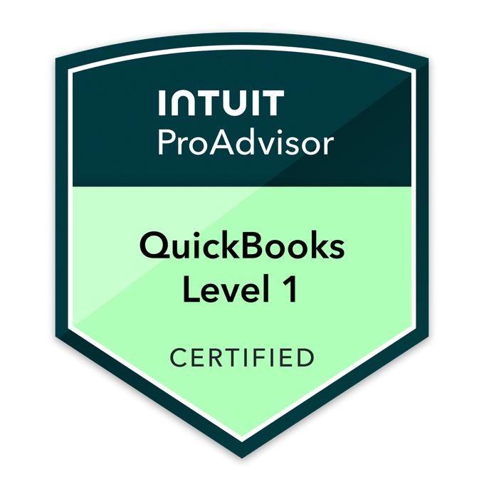 Intuit QuickBooks Online Level 1 Certified